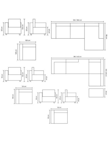 CANOVA Corner Sofa Unit Homad