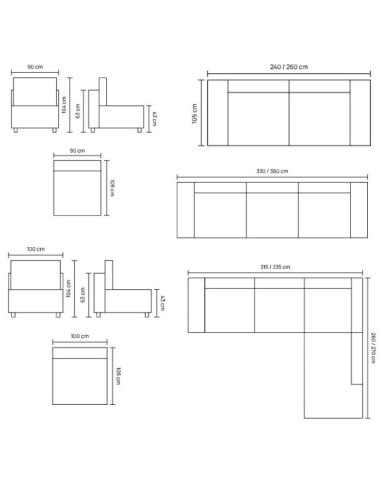 CANOVA Corner Sofa Unit Homad