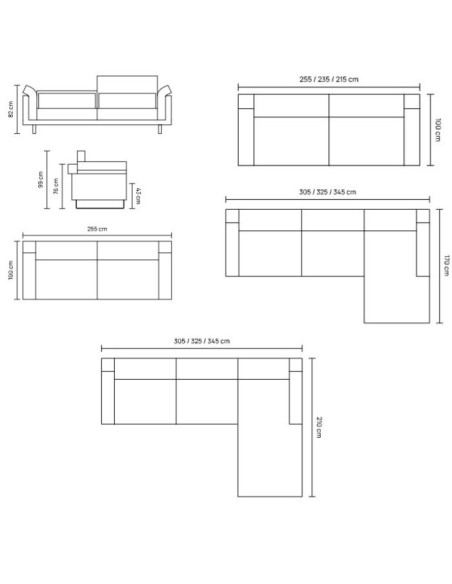 COSIMO Corner Sofa Unit Homad