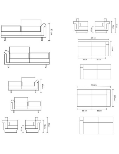 COSIMO Corner Sofa Unit Homad