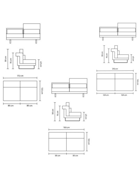 COSIMO Corner Sofa Unit Homad