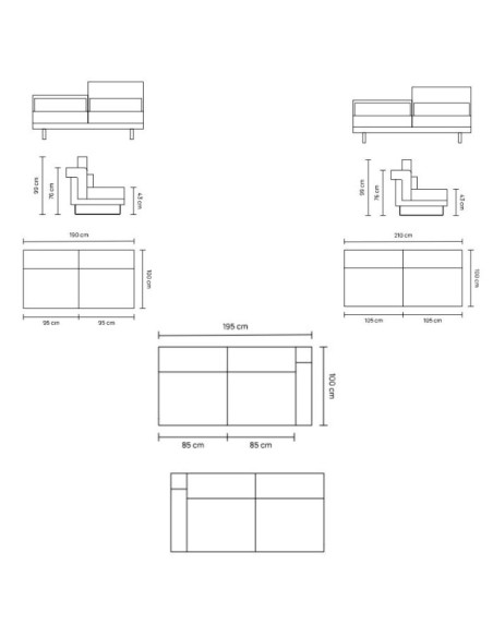 COSIMO Corner Sofa Unit Homad
