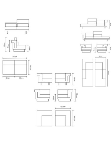 COSIMO Corner Sofa Unit Homad