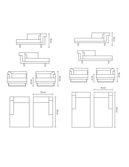 COSIMO Corner Sofa Unit Homad