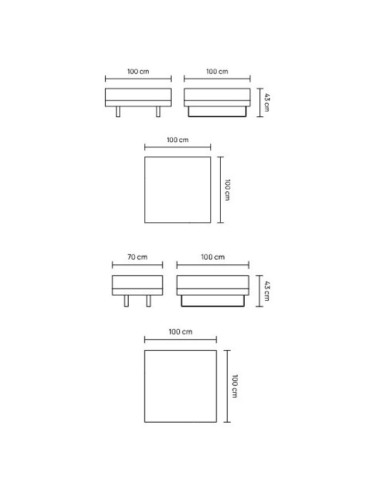COSIMO Corner Sofa Unit Homad