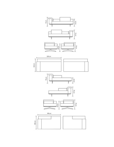 BALZAC Corner Sofa Unit Homad