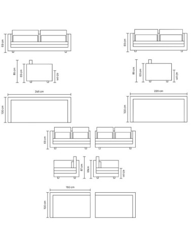 PASHA Corner Sofa Unit Homad