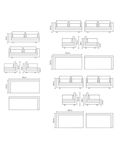 PASHA Corner Sofa Unit Homad
