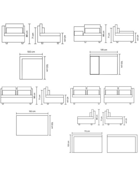 TERRA Corner Sofa Unit Homad