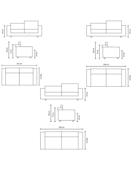VERTIGO Corner Sofa Unit Homad