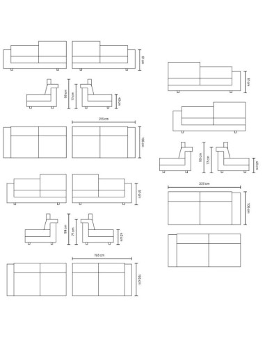 VERTIGO Corner Sofa Unit Homad