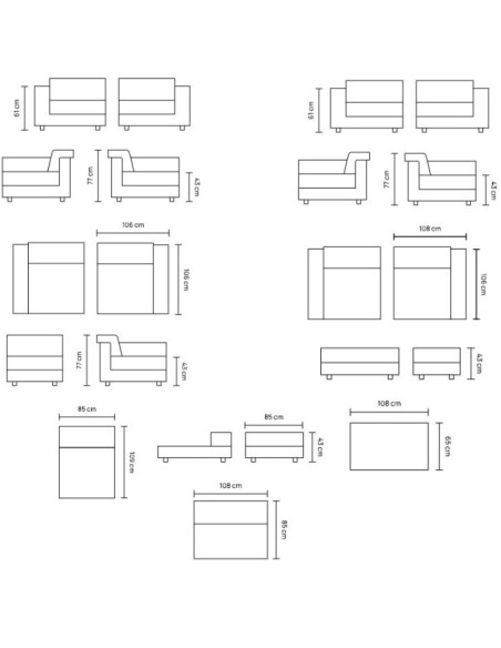 VERTIGO Corner Sofa Unit Homad