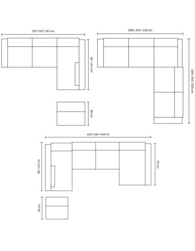 VERTIGO Corner Sofa Unit Homad
