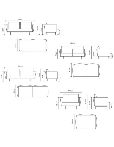 SIMONE Corner Sofa Unit Homad