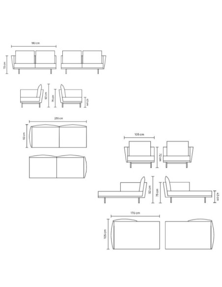 SIMONE Corner Sofa Unit Homad