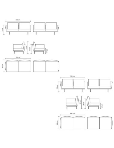 SIMONE Corner Sofa Unit Homad