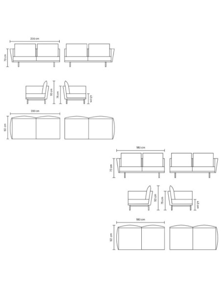 SIMONE Corner Sofa Unit Homad