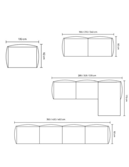 SIMONE Corner Sofa Unit Homad