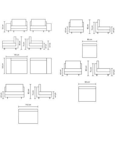 SIBELIUS Corner Sofa Unit Homad