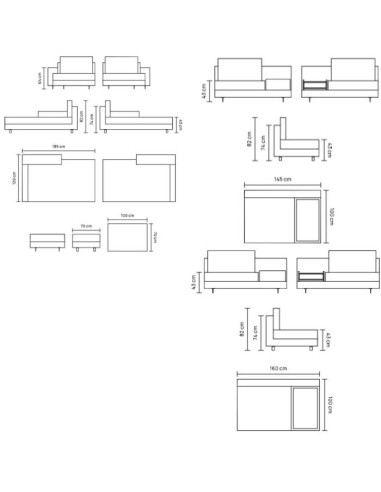 Γωνιακή Σύνθεση Καναπέ SIBELIUS Homad