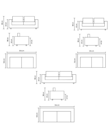 Γωνιακή Σύνθεση Καναπέ BLOW UP Homad