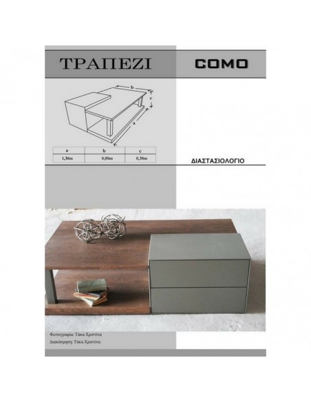 COMO Coffee table Takas art in house