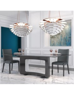 CAPRI GLASS Dining Table...
