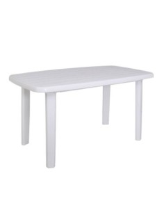SORRENTO Oval Table 140x80 White PP