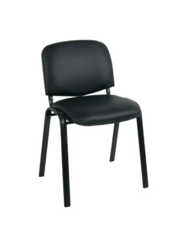 SIGMA Chair-Pro Black Frame-Black Pvc