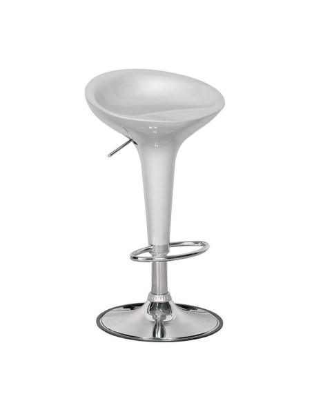 DISCO Bar Stool ABS Silver-Chromed Base