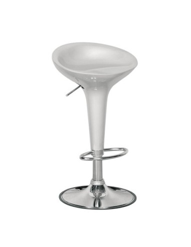 DISCO Bar Stool ABS Silver-Chromed Base