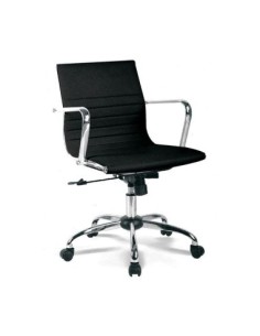 BF4501 Low Back Αrmchair Black
