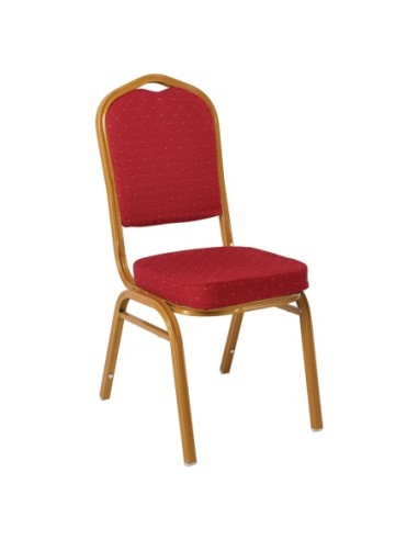 HILTON Banquet chair-Gold Metal...