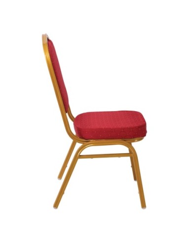 HILTON Banquet chair-Gold Metal...