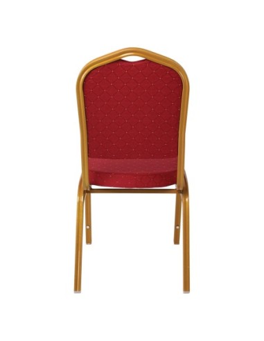 HILTON Banquet chair-Gold Metal...