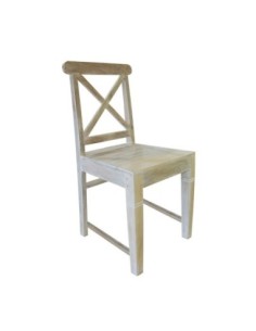 MAISON KIKA Καρέκλα Dining Ξύλo Mango - Antique Άσπρο