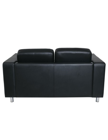 ALAMO Καναπές Σαλονιού Καθιστικού 2Θέσιος - PU Μαύρο