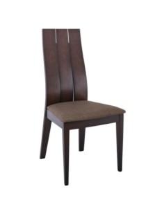 SAMBER Chair Burn Beech/Fabric Brown