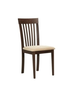 CORINA Chair Dark Walnut/Pvc Ecru