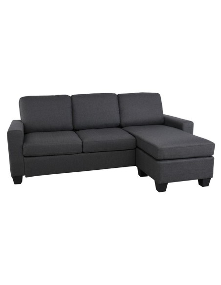 PORTLAND-W Καναπές Σαλονιού - Καθιστικού, Γωνία Αναστρέψιμη Ύφασμα Σκούρο Γκρι