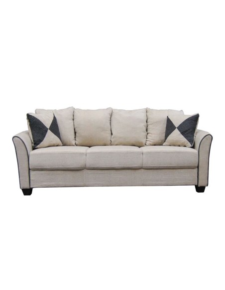 ASHLEY Sofa 3-Seater Fabric Sand