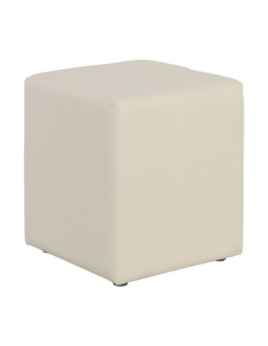 CLUB Stool Pu Cream 37x37x42