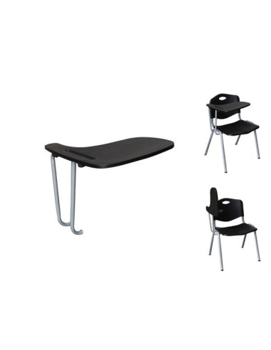 STUDY Black Writing Board-Silver...