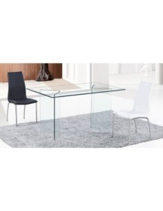 GLASSER Clear Dining Table... 2