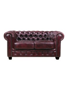 CHESTERFIELD-689 2-S Leather Antique Red