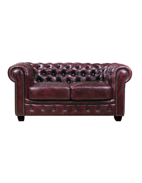 CHESTERFIELD Birmingham 2-S Leather Antique Red