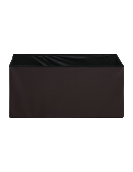 ORION Storage Ottoman Pu Dark Brown 80x38x38cm