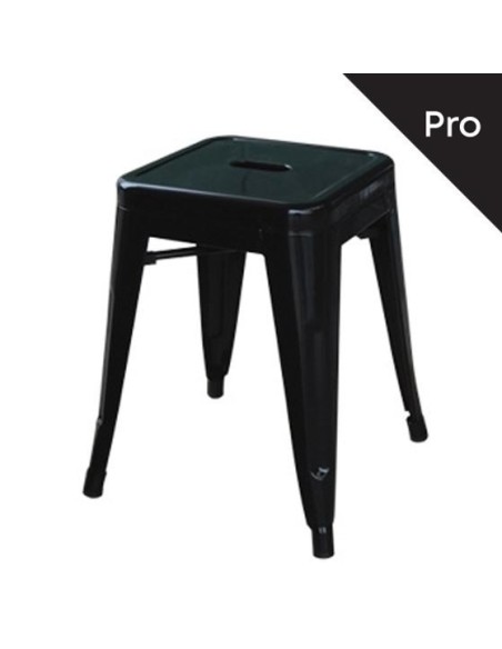 RELIX Low Stool-Pro Metal Black