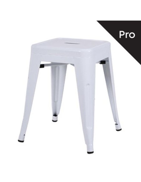 RELIX Low Stool-Pro Metal White