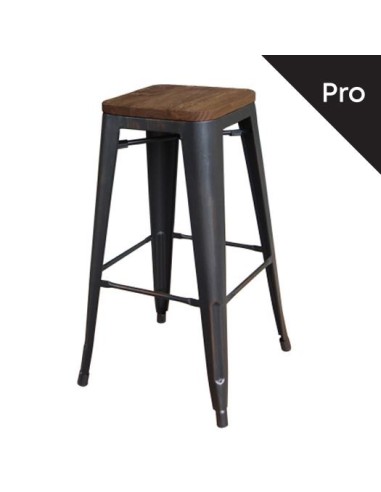 RELIX Wood Σκαμπό Bar-Pro,...